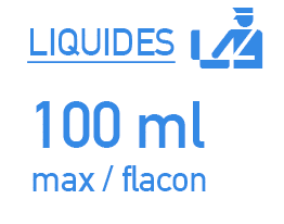 Liquides autorisés en avion