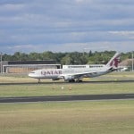 Décollage de l’A330 Qatar Airways
