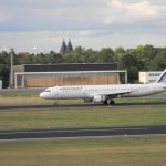 Arrivée d’un A321 d’Air France