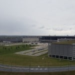 Vue aérienne du nouveau terminal et de ses alentours