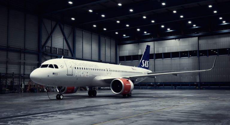 SAS Scandinavian Airlines dévoile son 1er Airbus A320neo