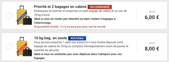 Nouvelle politique bagage Ryanair